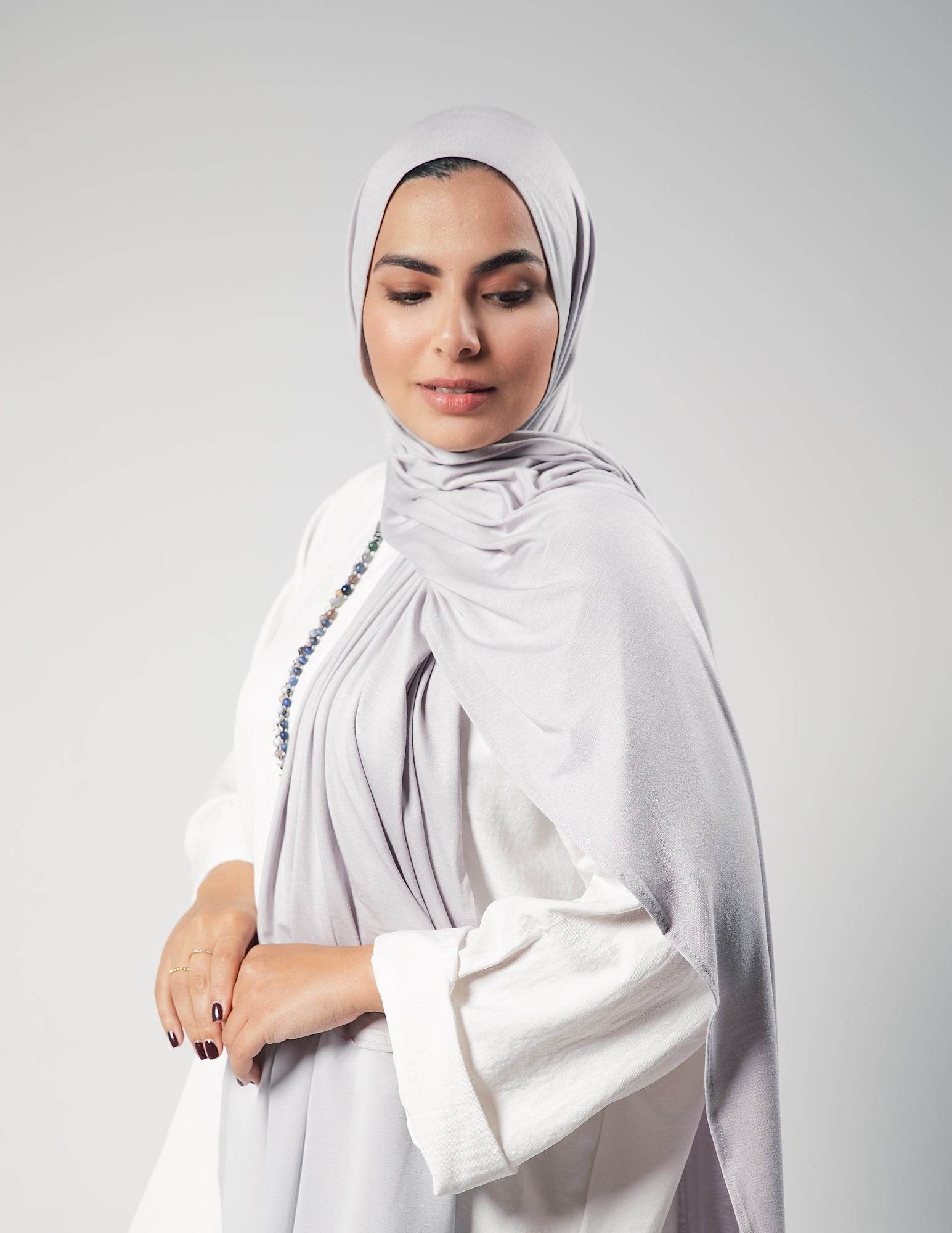 Charming Light Grey - By.D Scarves