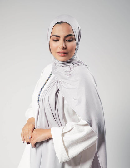 Charming Light Grey - By.D Scarves