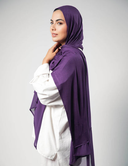 Charming Aubergine - By.D Scarves