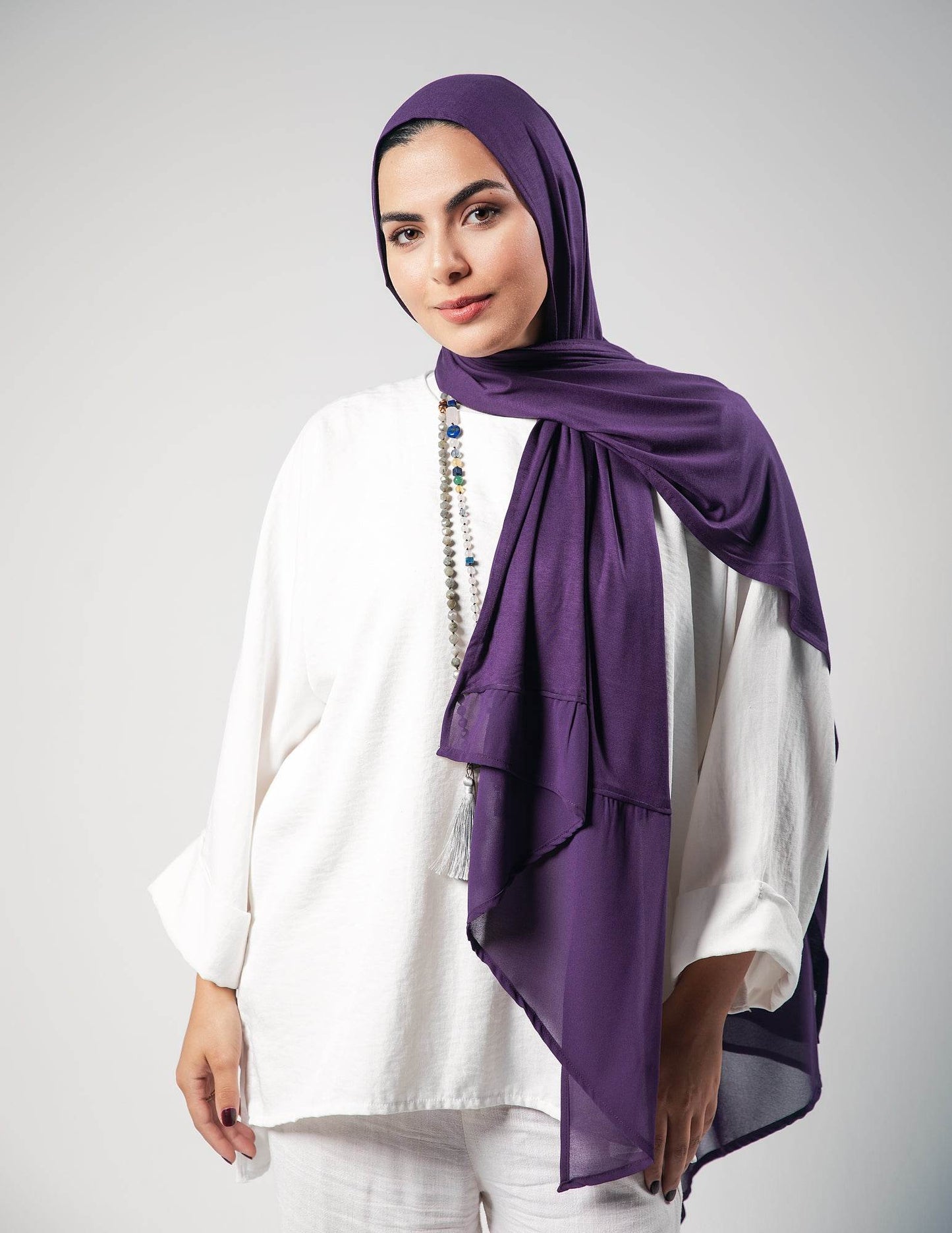Charming Aubergine - By.D Scarves