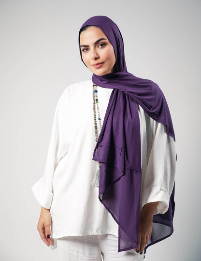 Charming Aubergine - By.D Scarves
