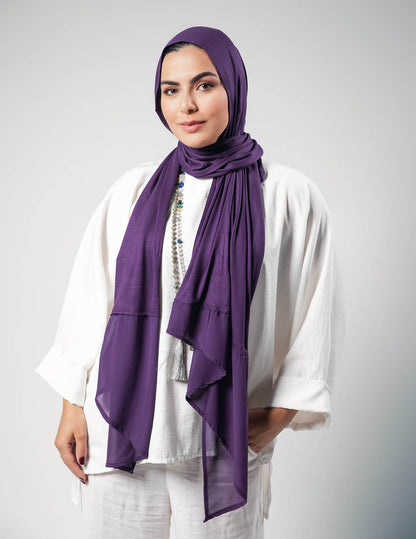 Charming Aubergine - By.D Scarves