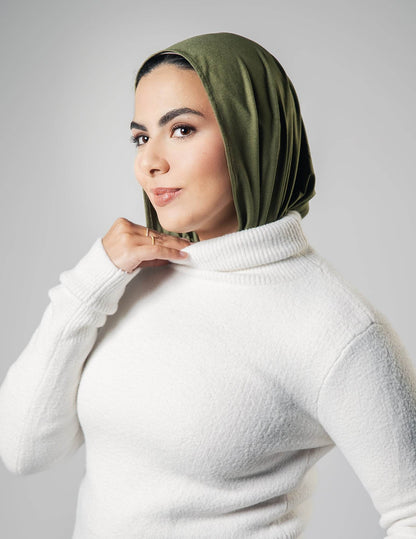 Mini Scarf Olive Green - By.D Scarves