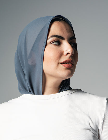 Mini Chiffon Steel Grey