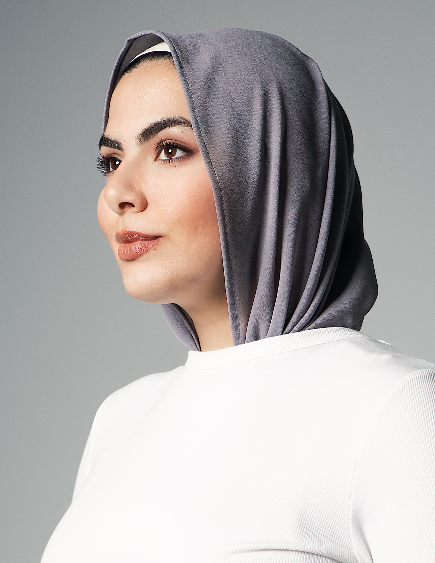 Mini Chiffon Medium Grey