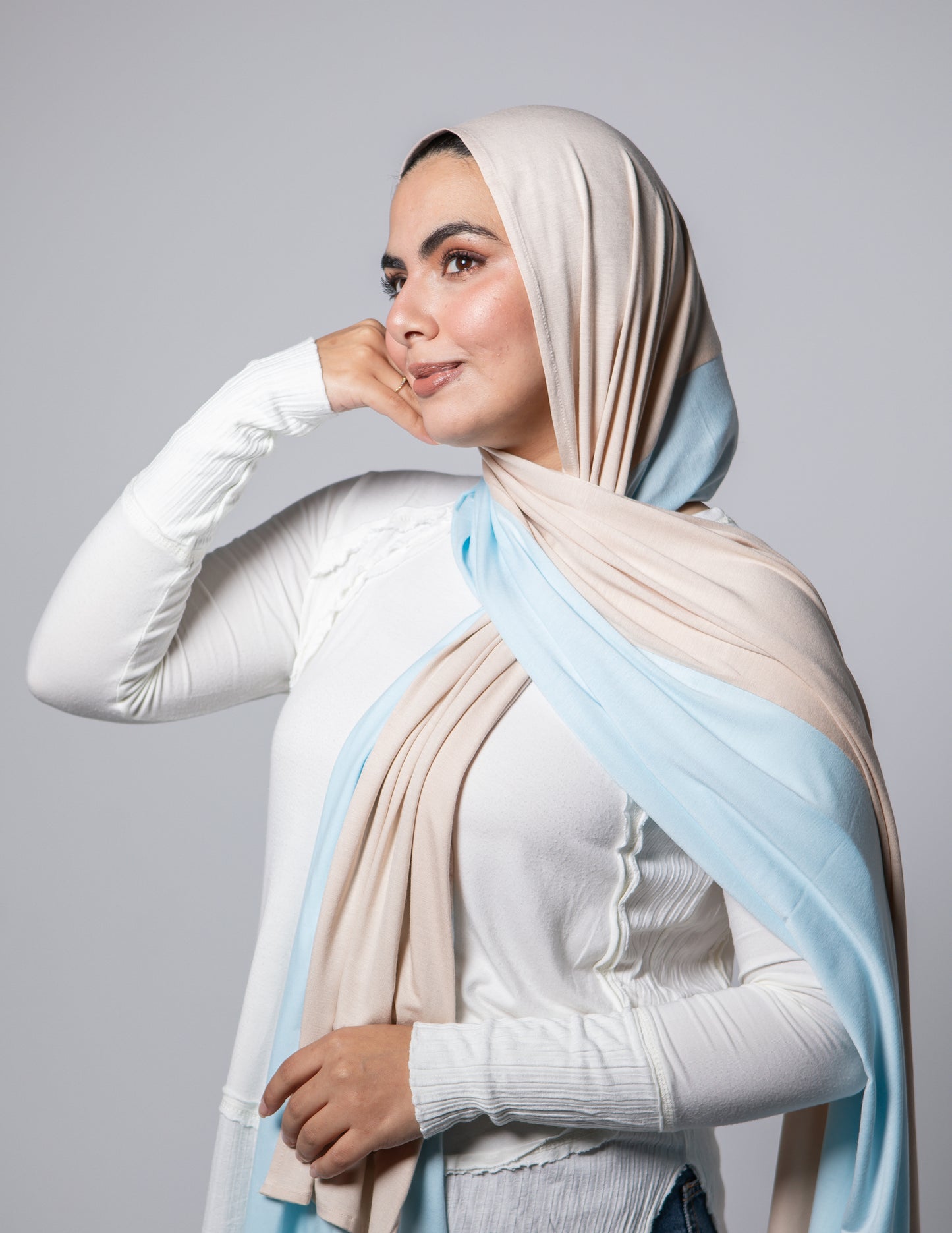 Crème / Powder Blue