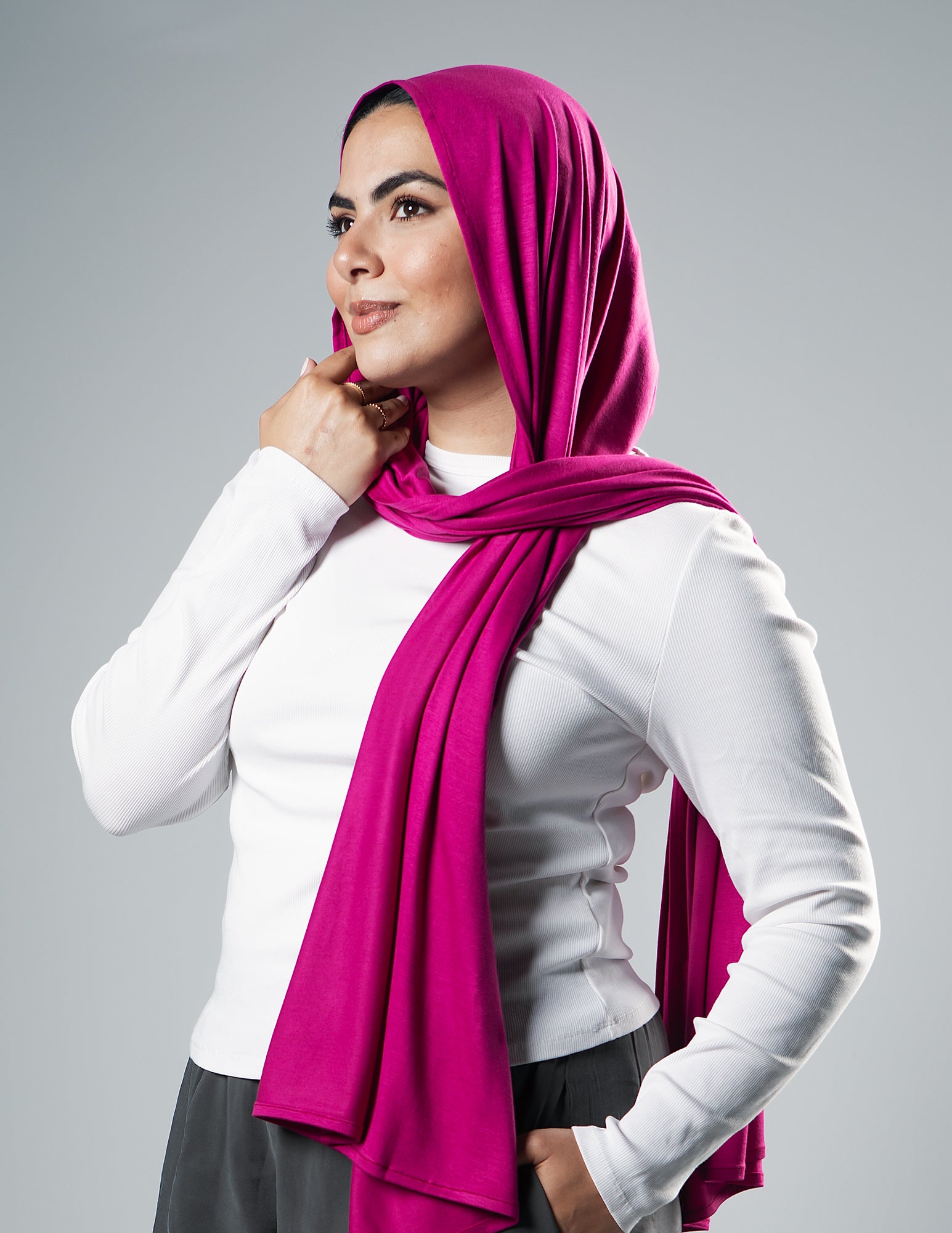 Magenta - By.D Scarves