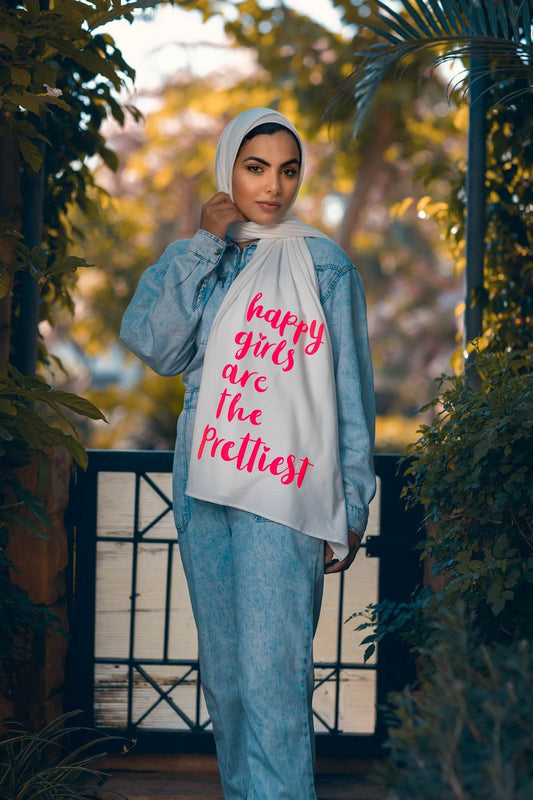 HAPPY GIRLS ARE THE PRETTIEST - By.D Scarves