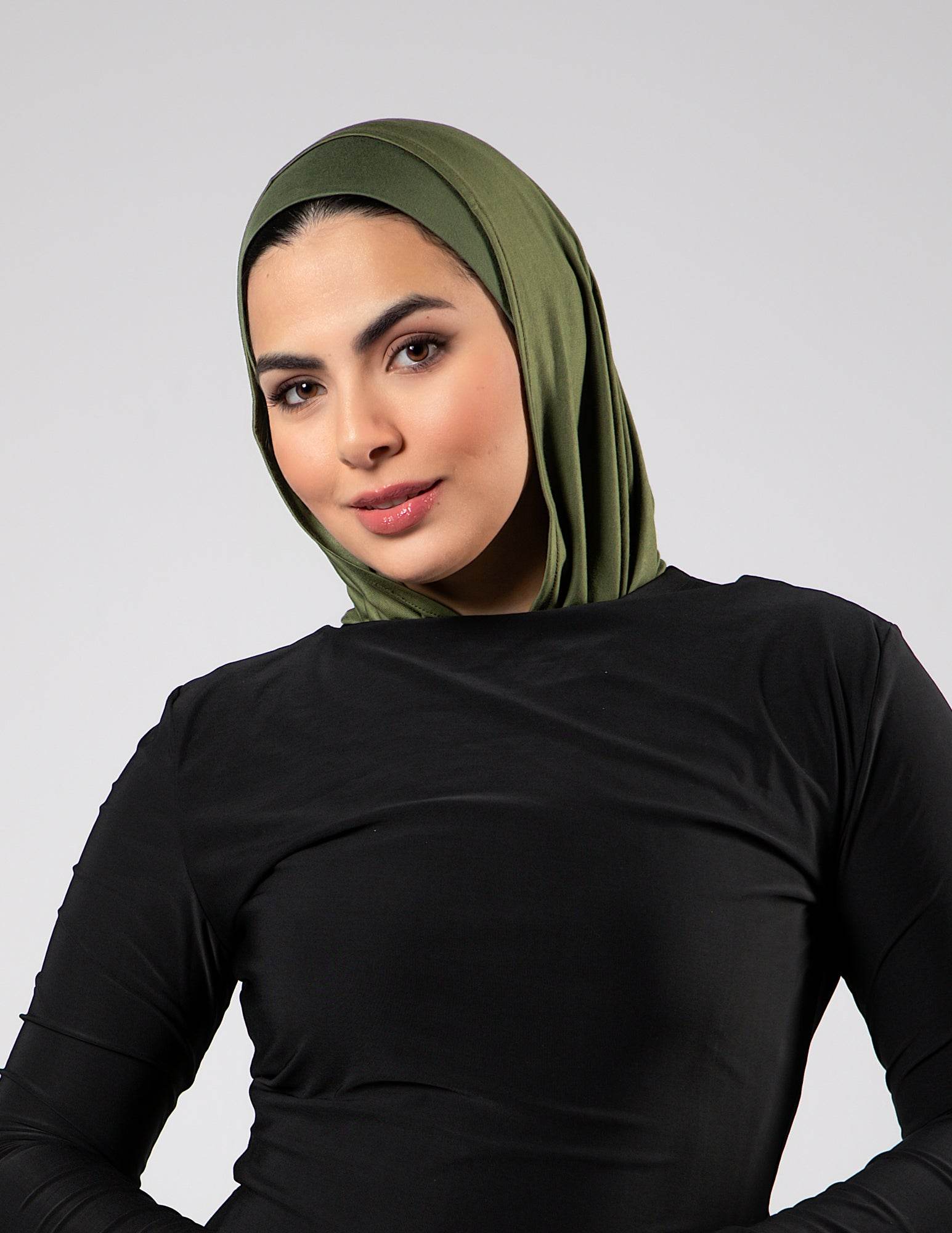 Mini Scarf Olive Green - By.D Scarves