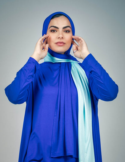 The Royal Blue/Rain Drop - By.D Scarves