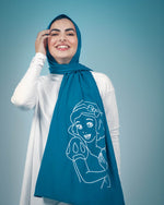 Load image into Gallery viewer, Snow White - By.D Scarves
