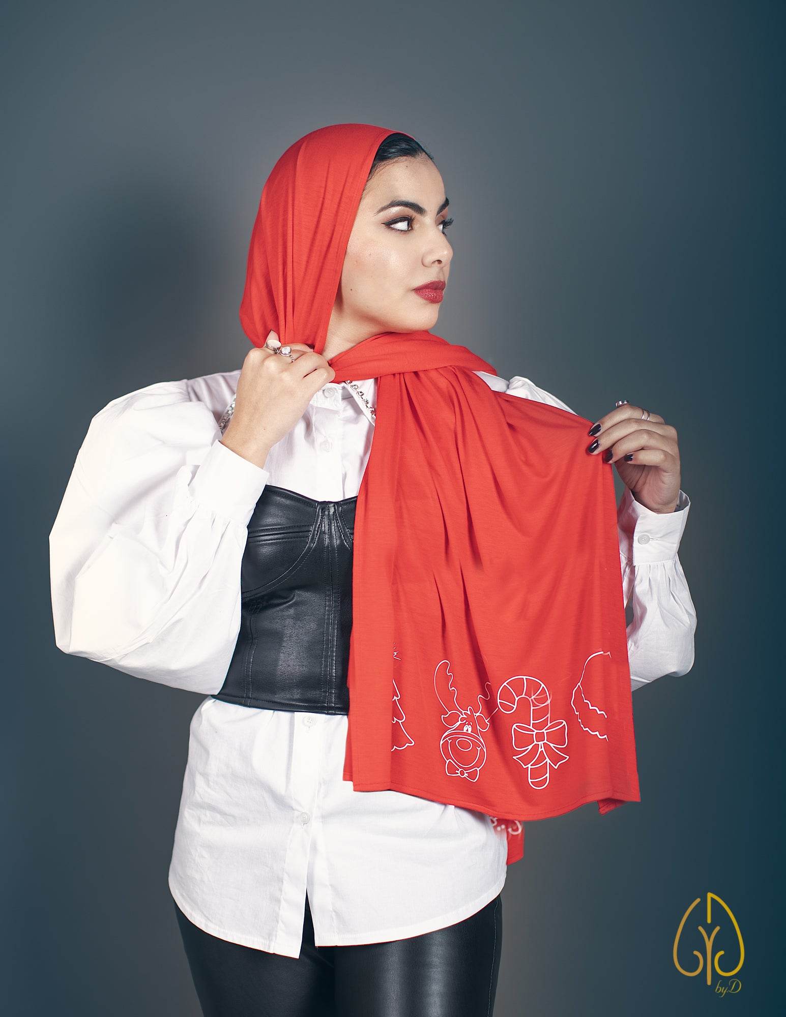 The Wonderland (Red) - By.D Scarves