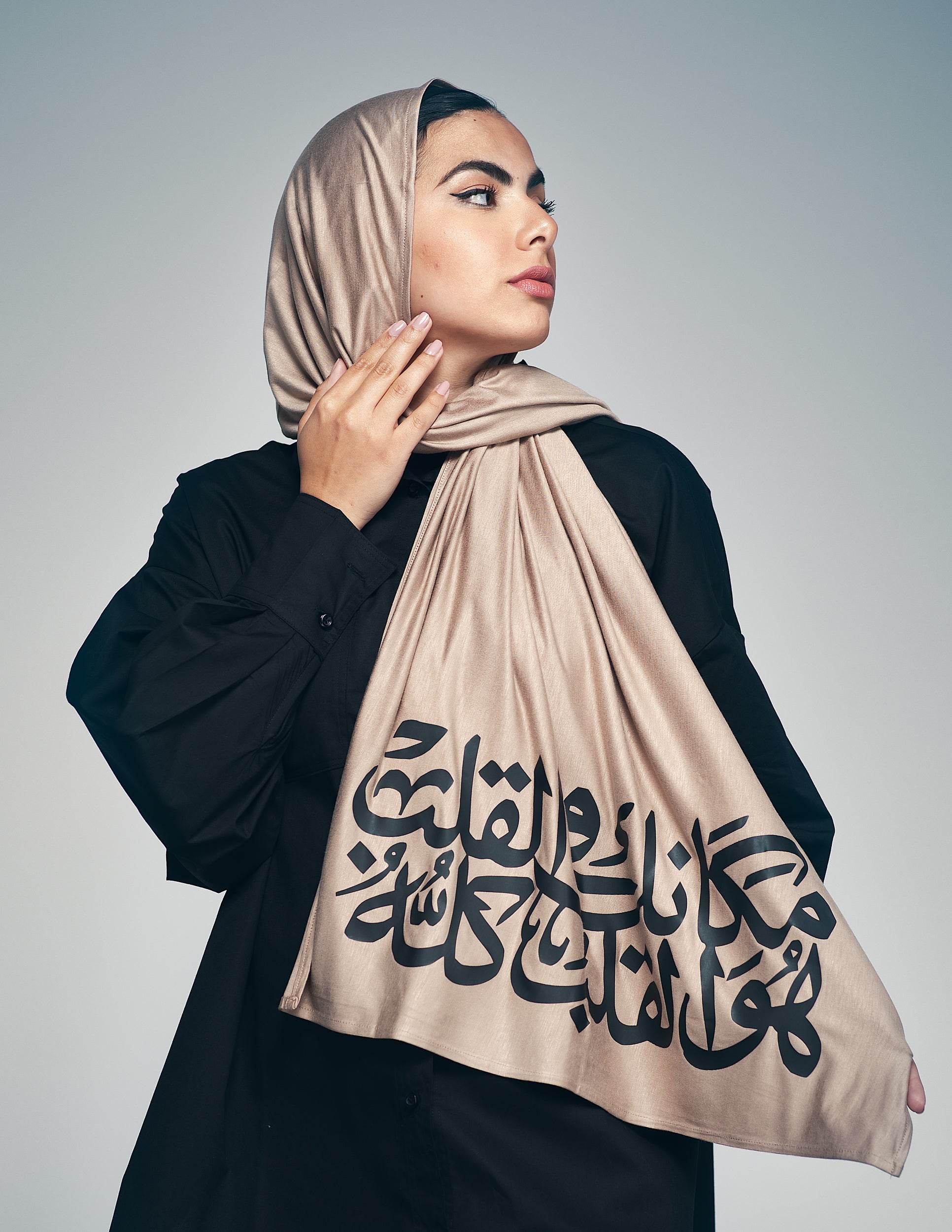 مكانك في القلب هو القلب كله - By.D Scarves