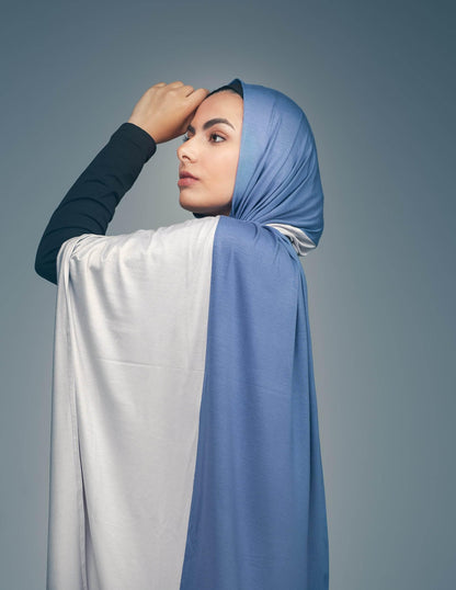 Blue / Grey - By.D Scarves