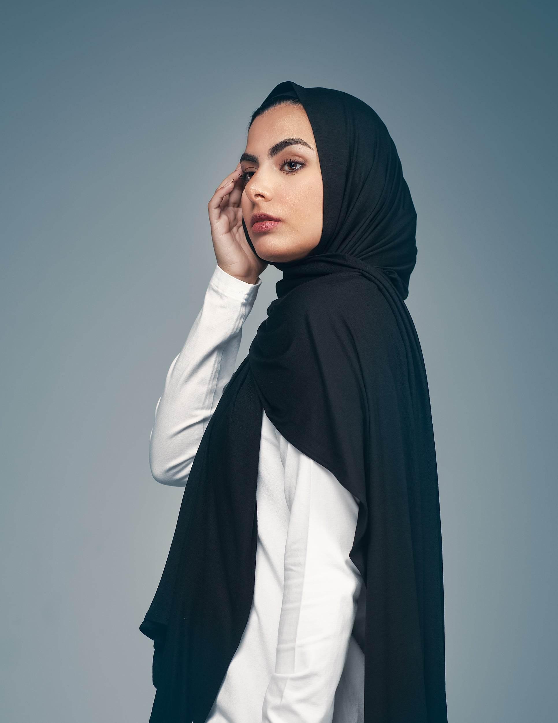 The Midnight Black - By.D Scarves