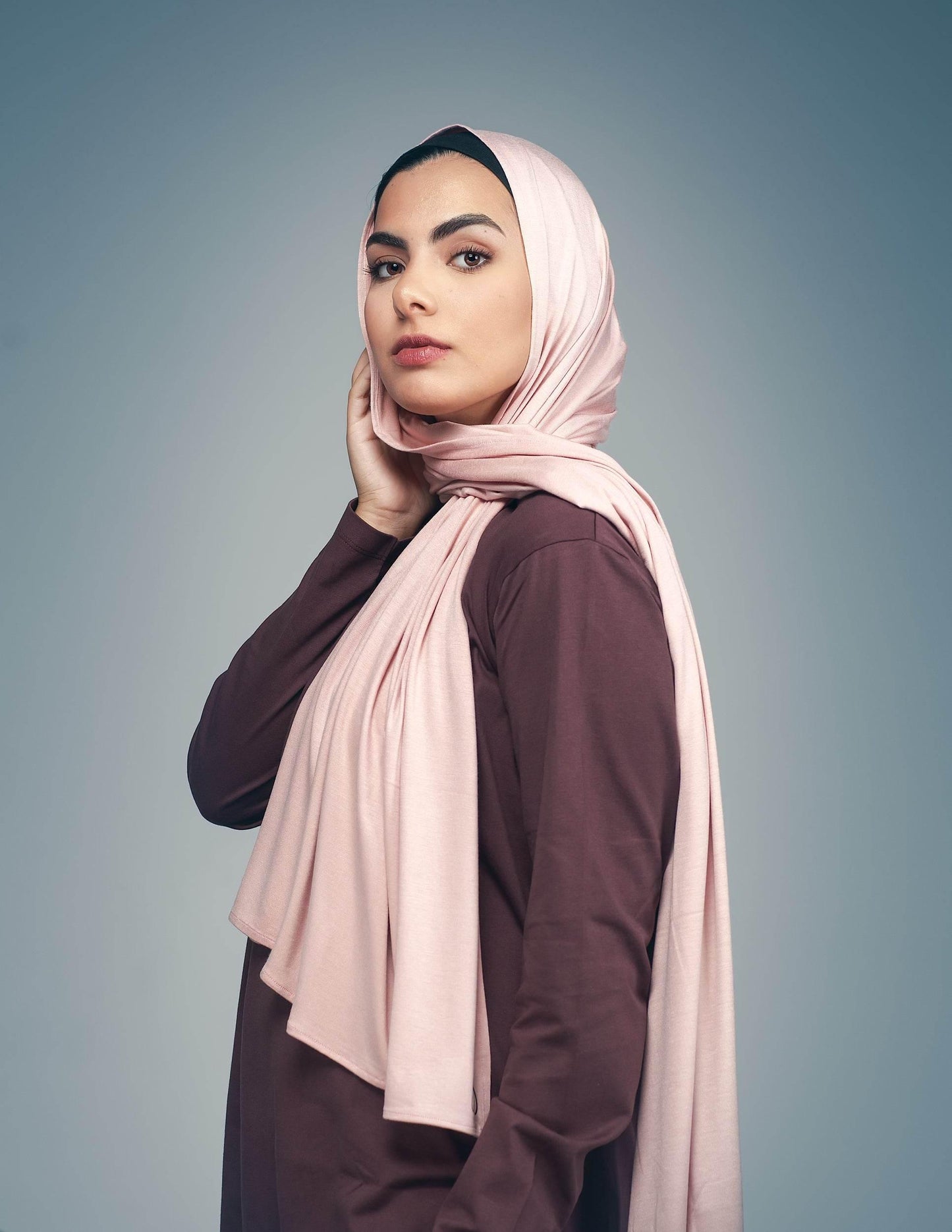 The Peach Blush - By.D Scarves