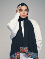 Load image into Gallery viewer, Arabic Calligraphy Black - By.D Scarves
