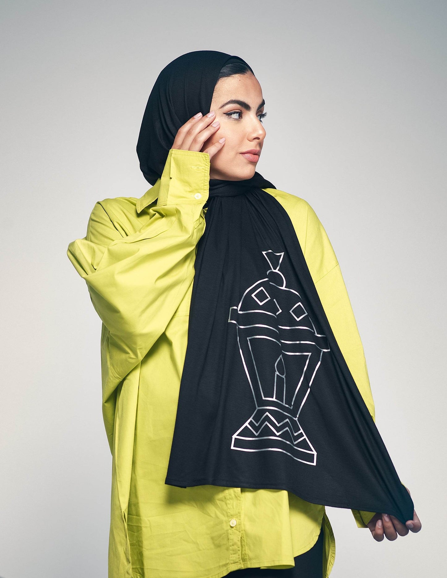 Silver Star Drops - By.D Scarves
