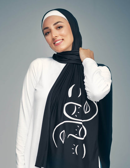 The Two Moons - By.D Scarves